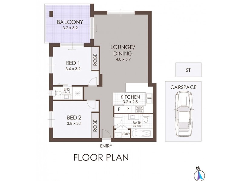 6/60 Belmore Street, Burwood NSW 2134 Floorplan