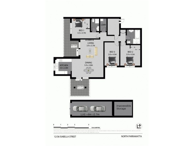 12/36-38 Isabella Street, North Parramatta NSW 2151 Floorplan