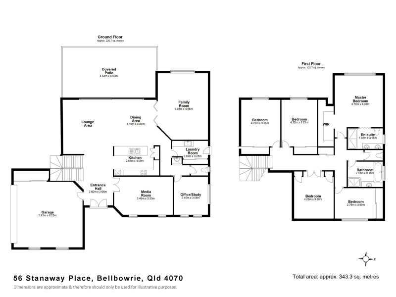 56 Stanaway Place, Bellbowrie QLD 4070 Floorplan