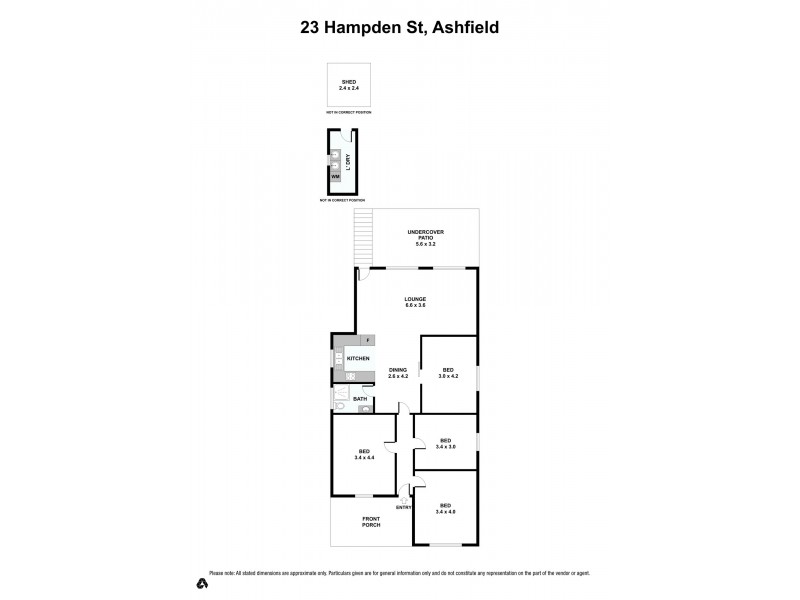 23 Hampden St, Ashfield NSW 2131 Floorplan
