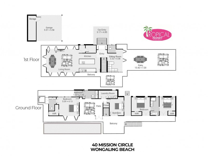 40 Mission Circle, Wongaling Beach QLD 4852 Floorplan
