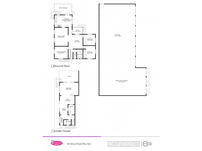 65 De Luca Rd, Silky Oak QLD 4854 Floorplan