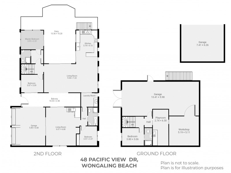 48 Pacific View Dr, Wongaling Beach QLD 4852 Floorplan