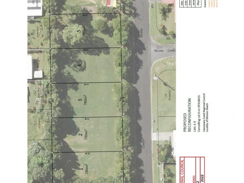 Lots 1 To 5 Off Conch Street, Mission Beach QLD 4852