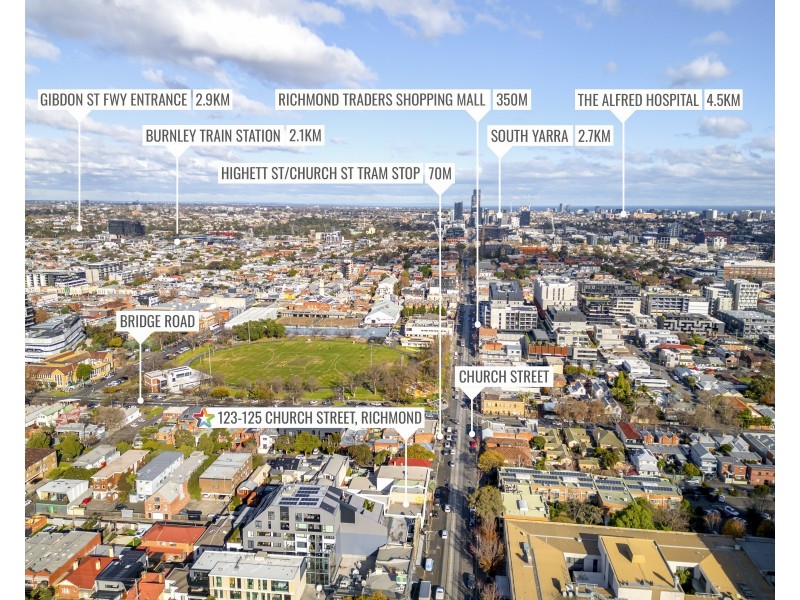 123,125 & 127 Church Street, Richmond VIC 3121