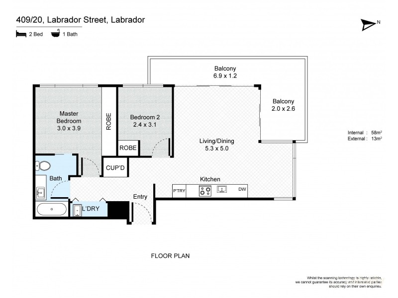 Unit 409/20 Labrador Street, Labrador QLD 4215