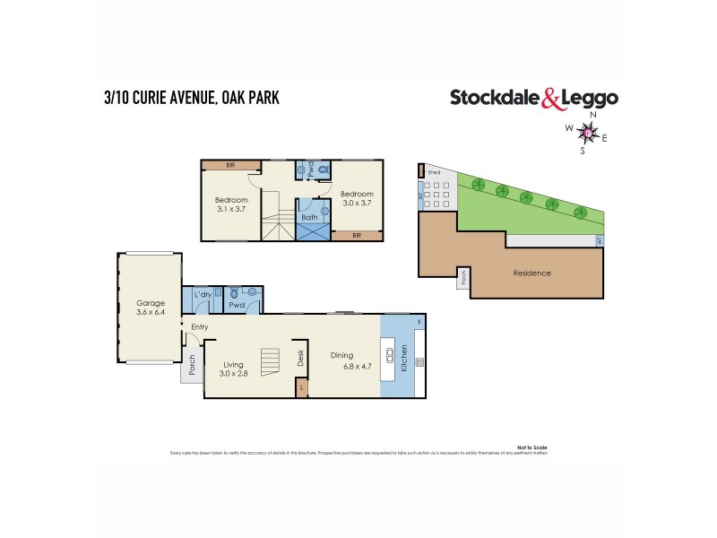 3/10 Curie Avenue, Oak Park VIC 3046 Floorplan