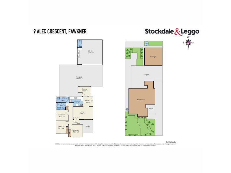 9 Alec Crescent, Fawkner VIC 3060 Floorplan