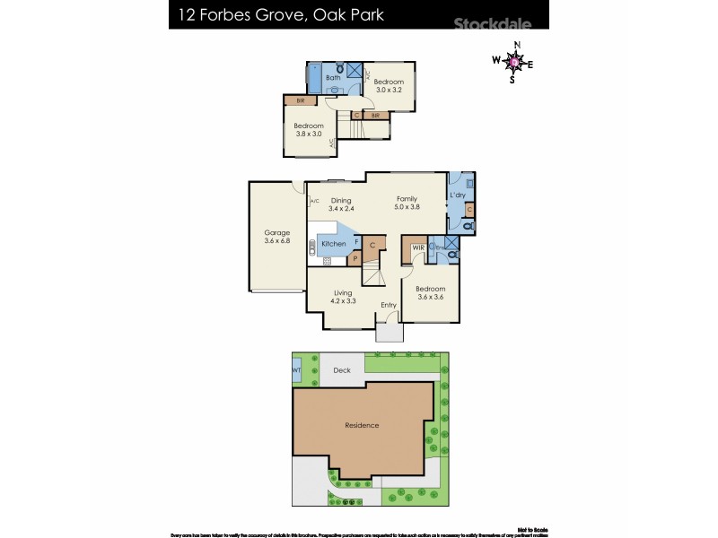 12 Forbes Grove, Oak Park VIC 3046 Floorplan