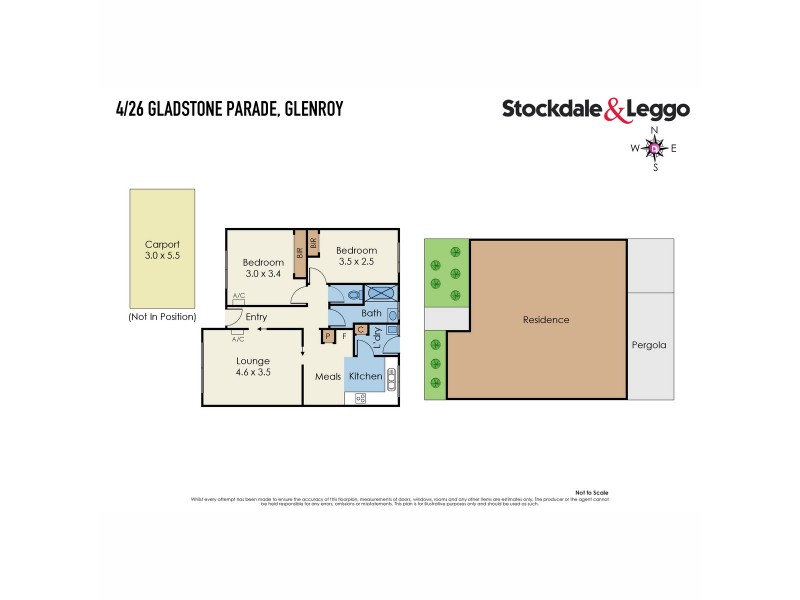 4/26 Gladstone Parade, Glenroy VIC 3046 Floorplan