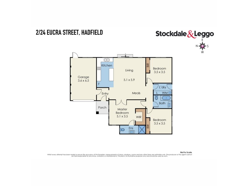 2/24 Eucra Street, Hadfield VIC 3046 Floorplan