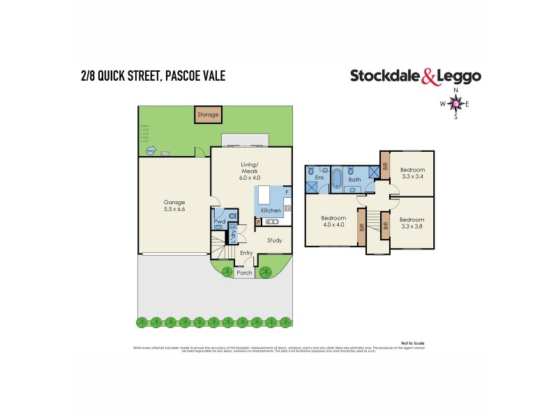 2/8 Quick Street, Pascoe Vale VIC 3044 Floorplan