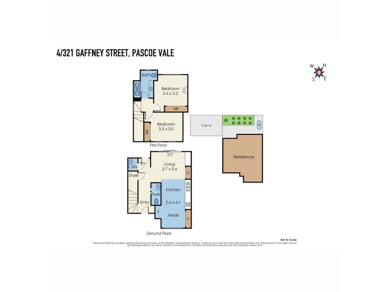 4/321 Gaffney Street, Pascoe Vale VIC 3044 Floorplan