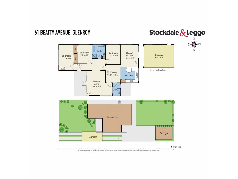 61 Beatty Avenue, Glenroy VIC 3046 Floorplan