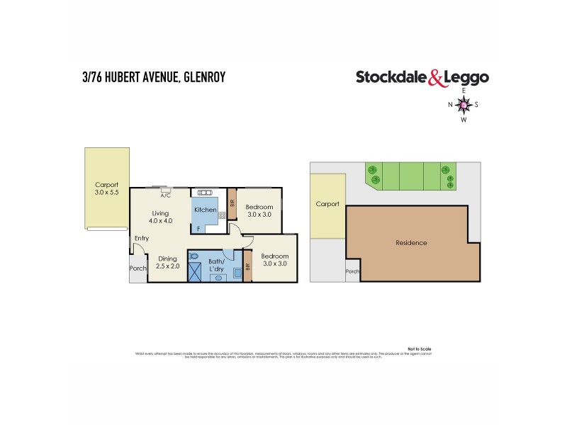 3/76 Hubert Avenue, Glenroy VIC 3046 Floorplan