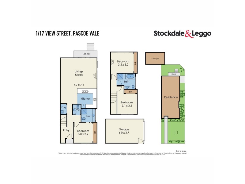 1/17 View Street, Pascoe Vale VIC 3044 Floorplan