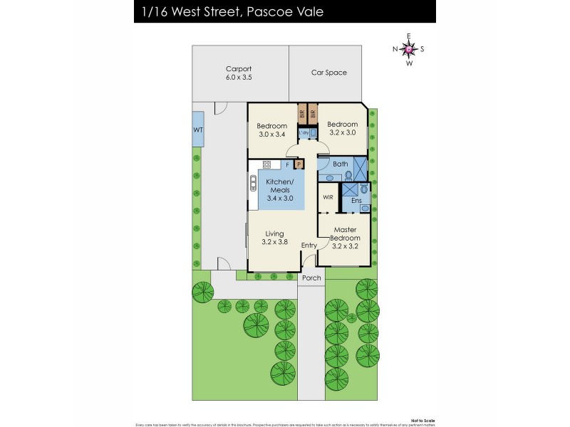1/16 West Street, Pascoe Vale VIC 3044 Floorplan