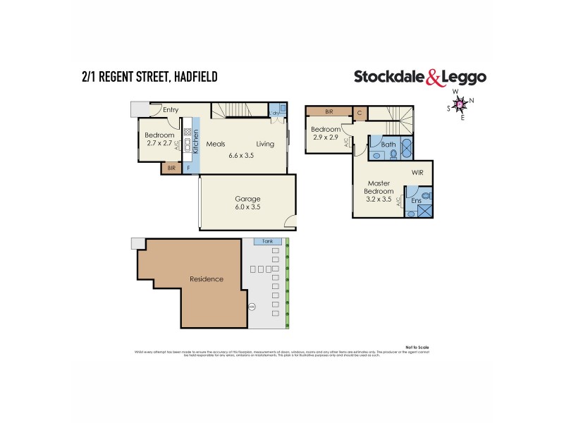 2/1 Regent Street, Hadfield VIC 3046 Floorplan