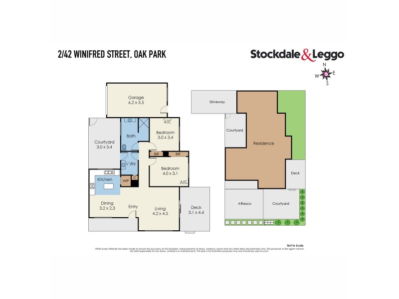 2/42 Winifred Street, Oak Park VIC 3046 Floorplan