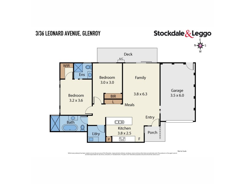 3/36 Leonard Avenue, Glenroy VIC 3046 Floorplan