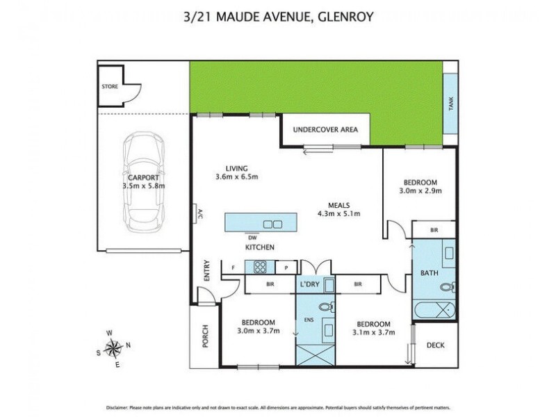 3/21 Maude  Avenue, Glenroy VIC 3046
