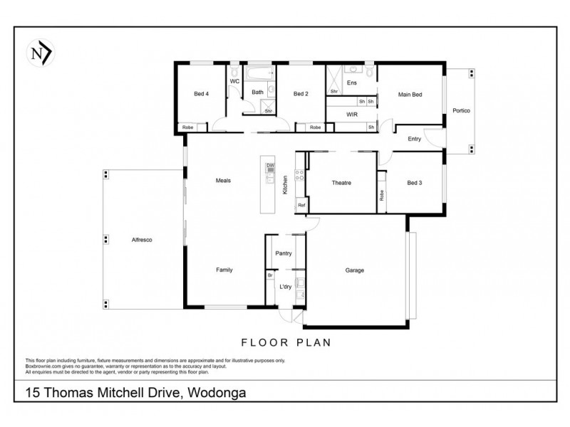 15 Thomas Mitchell Drive, Wodonga VIC 3690 Floorplan