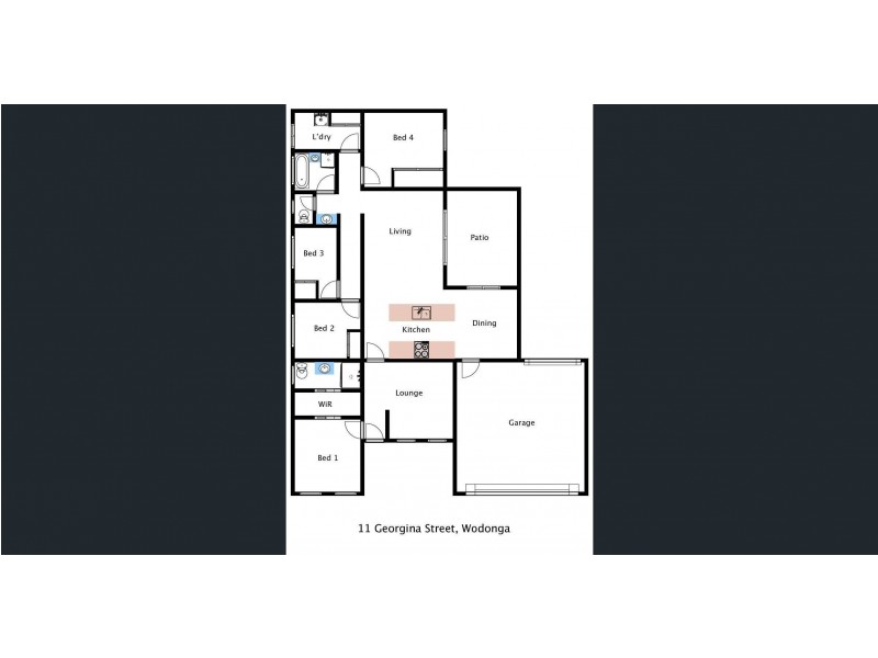 11 Georgina Avenue, Wodonga VIC 3690 Floorplan