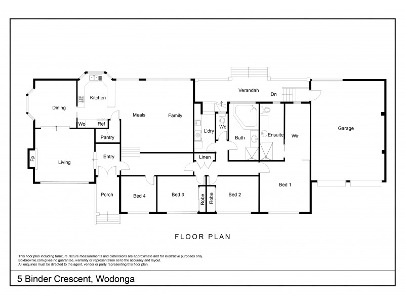 5 Binder Crescent, Wodonga VIC 3690 Floorplan