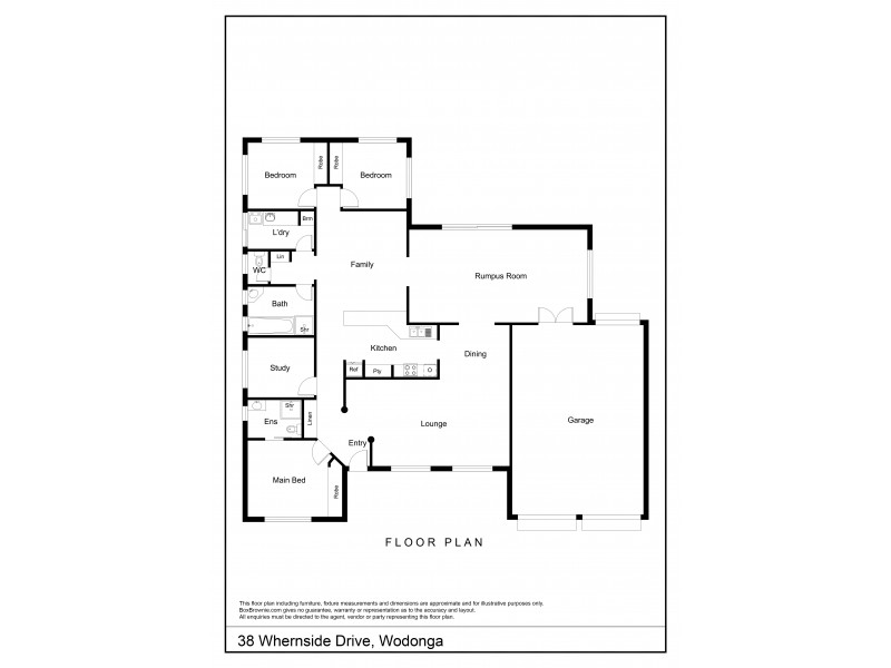 38 WHERNSIDE DRIVE, Wodonga VIC 3690 Floorplan