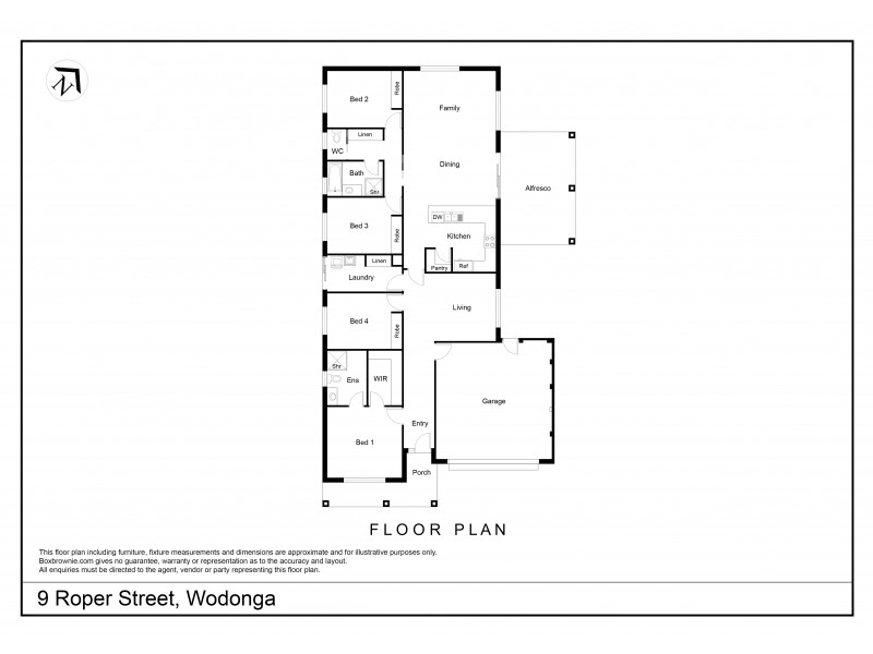 9 Roper Street, West Wodonga VIC 3690 Floorplan