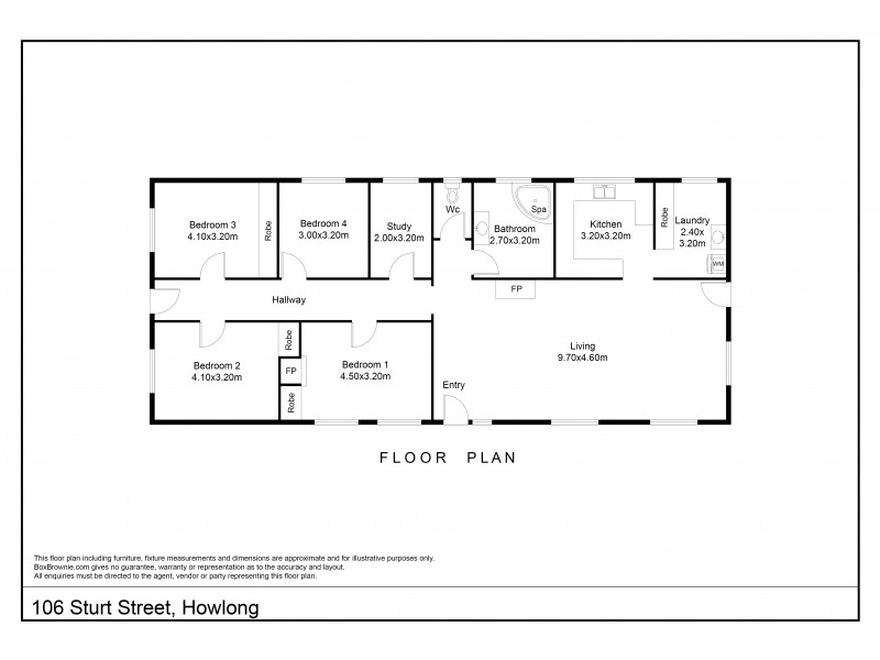 106 STURT STREET, Howlong NSW 2643 Floorplan