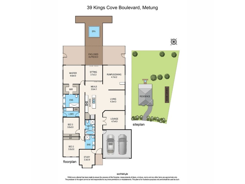 39 Kings Cove Boulevard, Metung VIC 3904 Floorplan