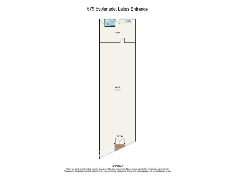 579 – 581 Esplanade, Lakes Entrance VIC 3909 Floorplan