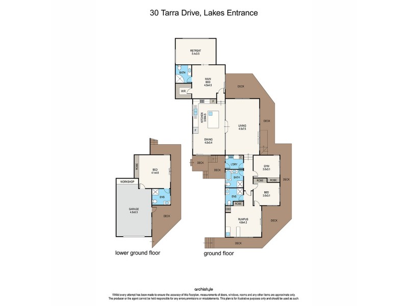 30 Tarra Drive, Lakes Entrance VIC 3909 Floorplan