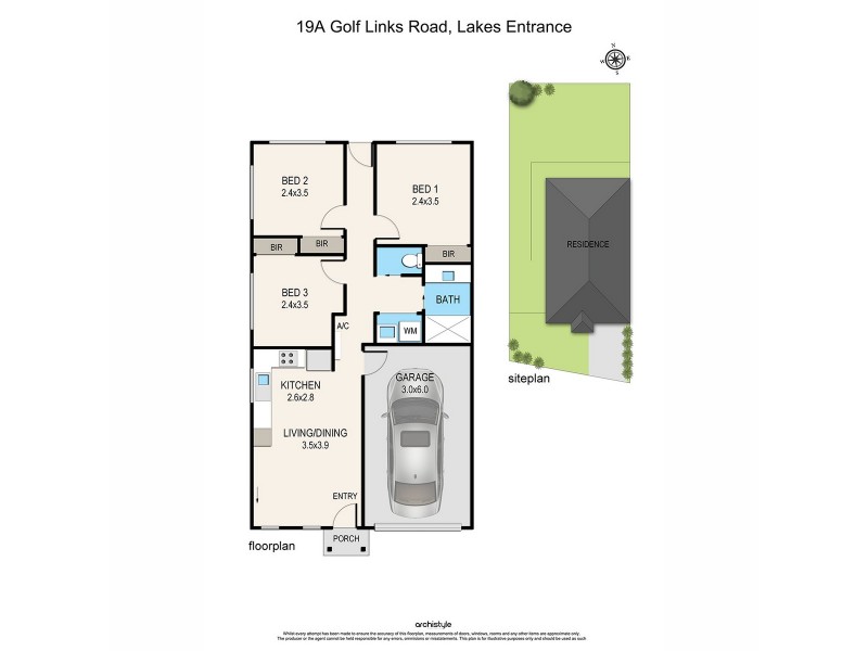 19A Golf Links Road, Lakes Entrance VIC 3909 Floorplan