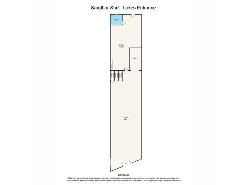 Sandbar Surf/531 Esplanade, Lakes Entrance VIC 3909 Floorplan