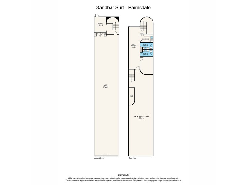 Sandbar Surf/132a Main Street, Bairnsdale VIC 3875 Floorplan