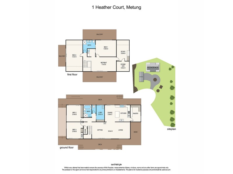 1 Heather Court, Metung VIC 3904 Floorplan