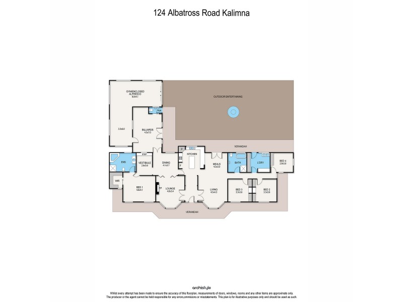 124 Albatross Road, Kalimna VIC 3909 Floorplan