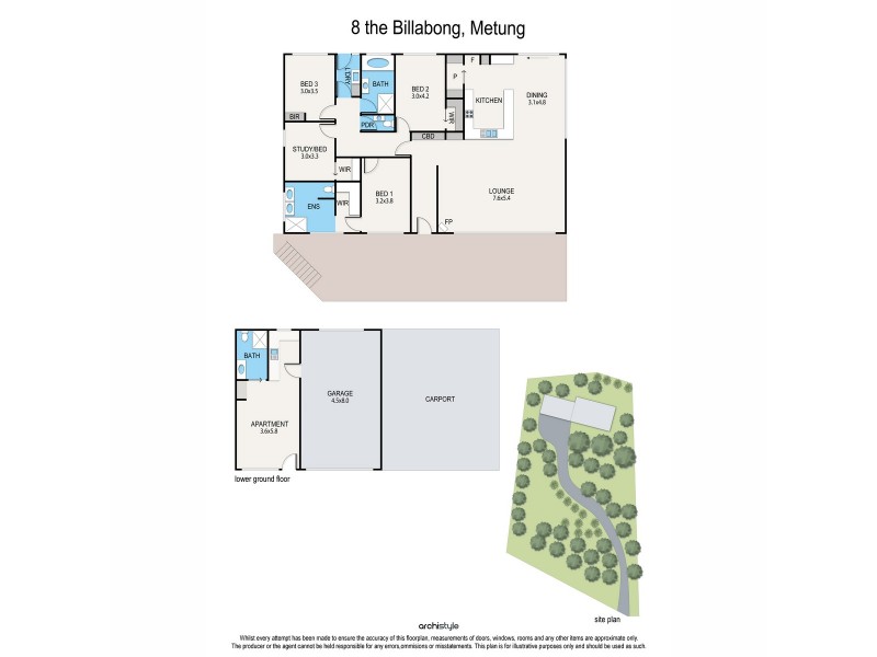 8 The Billabong, Metung VIC 3904 Floorplan