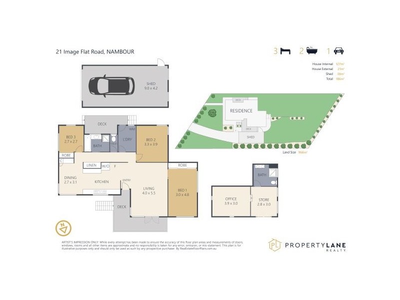 21 IMAGE FLAT ROAD, Nambour QLD 4560 Floorplan