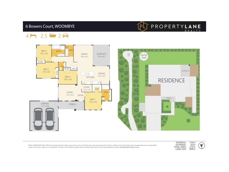 6 Bowers Court, Woombye QLD 4559 Floorplan