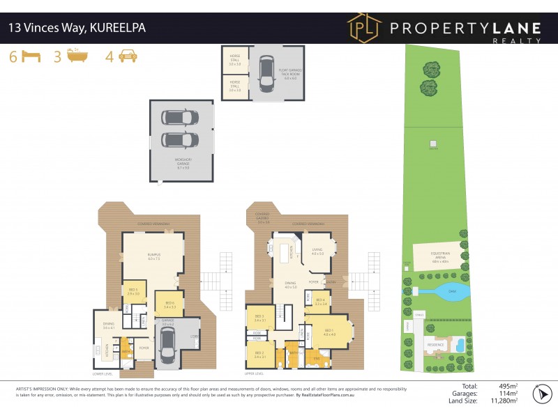 13 Vinces Way, Kureelpa QLD 4560 Floorplan