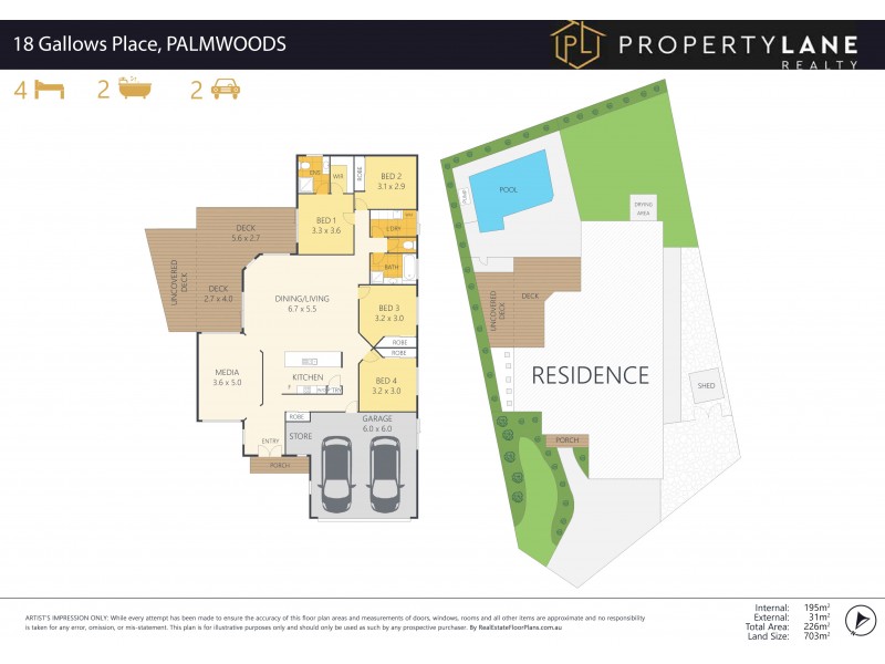 18 Gallows Place, Palmwoods QLD 4555 Floorplan