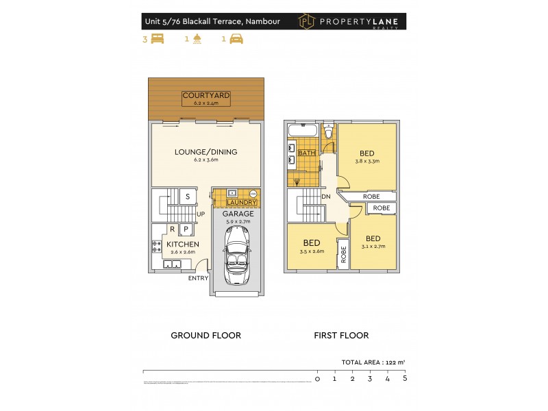 Unit 5/76 Blackall Terrace, Nambour QLD 4560 Floorplan