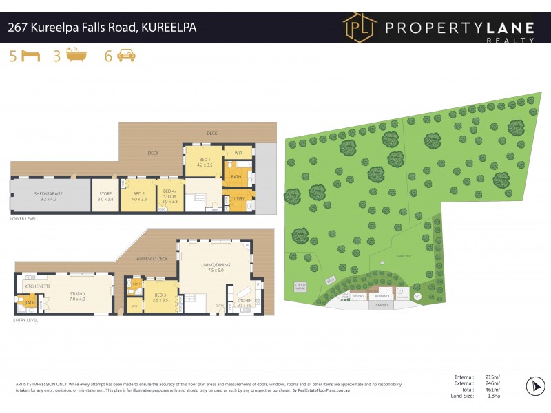 267 Kureelpa Falls Road, Kureelpa QLD 4560 Floorplan