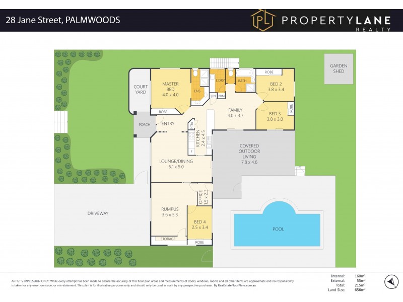 28 Jane Street, Palmwoods QLD 4555 Floorplan