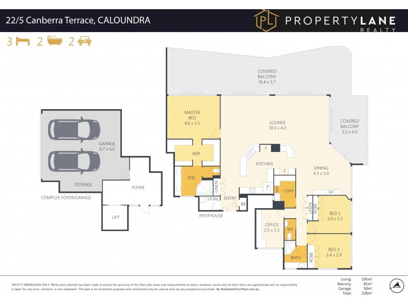 22/5 Canberra Terrace, Kings Beach QLD 4551 Floorplan