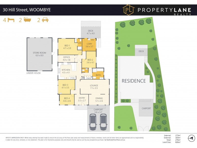 30 Hill Street, Woombye QLD 4559 Floorplan