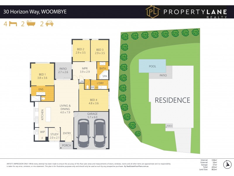 30 Horizon Way, Woombye QLD 4559 Floorplan